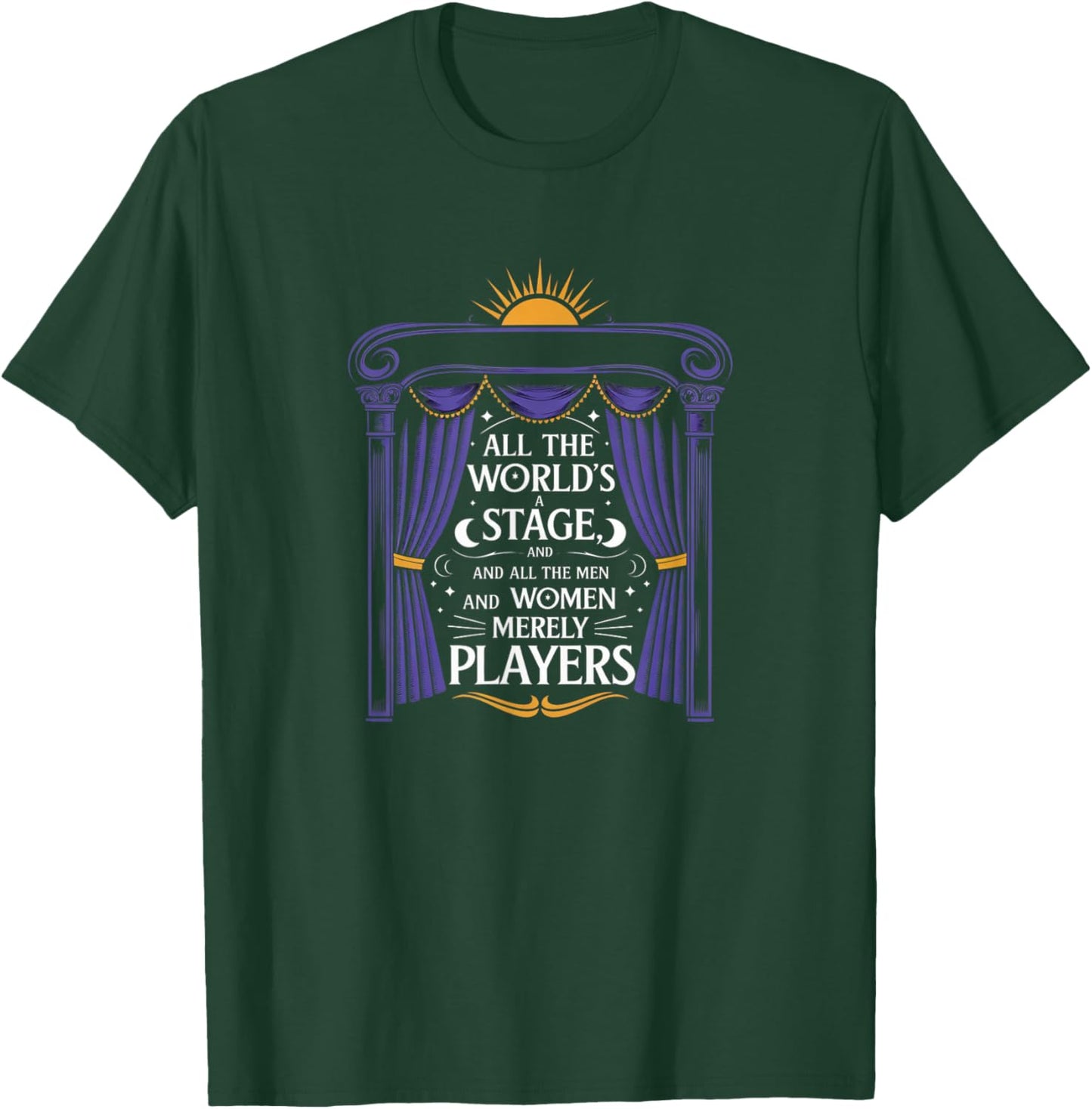 All The Worlds A Stage Shakespeare Much Ado About Nothing T-Shirt - T-Shirt | Forest