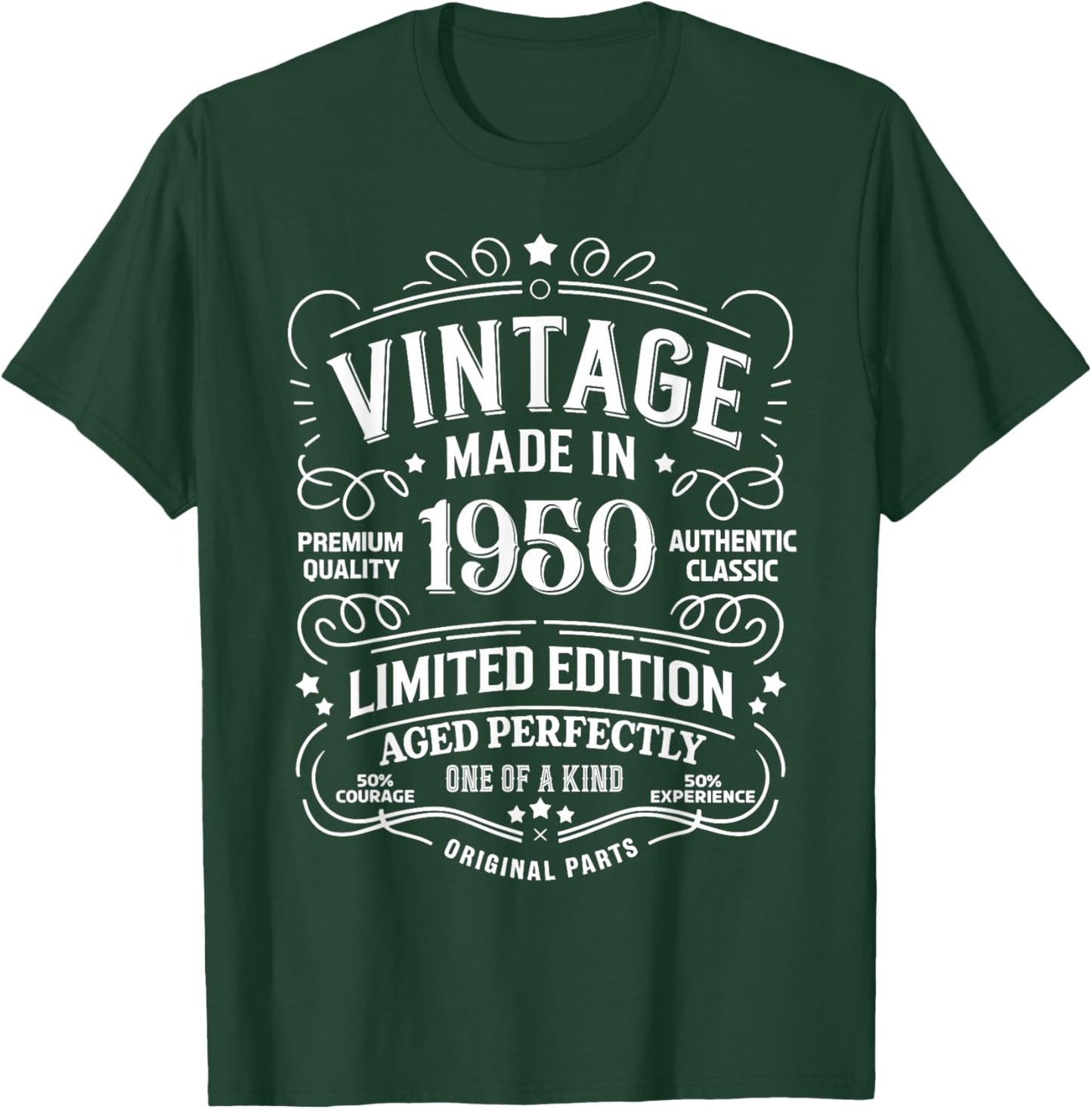 76th Birthday 1950 Birthday Gifts Women T-Shirt - T-Shirt | Forest