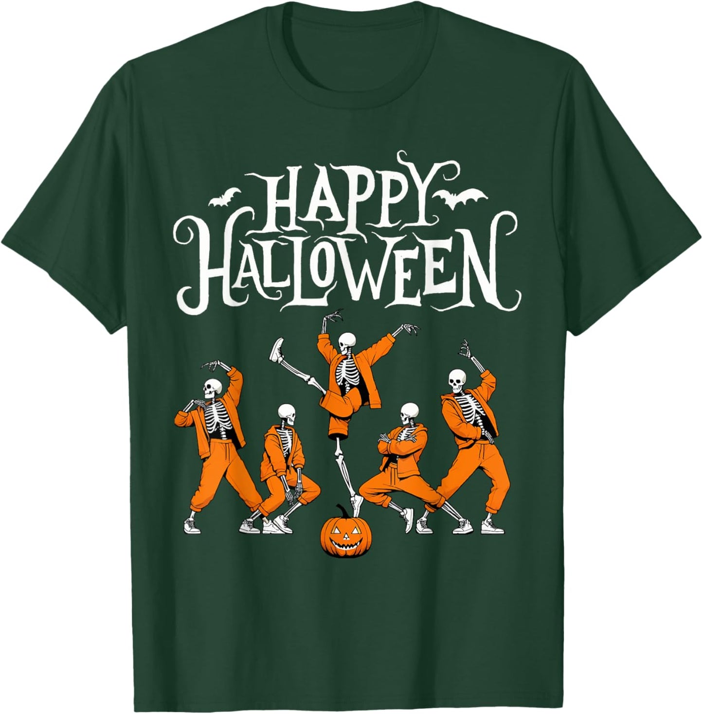 Happy Halloween Hip Hop Dancer, Breakdancers Dance Teachers T-Shirt - T-Shirt | Forest