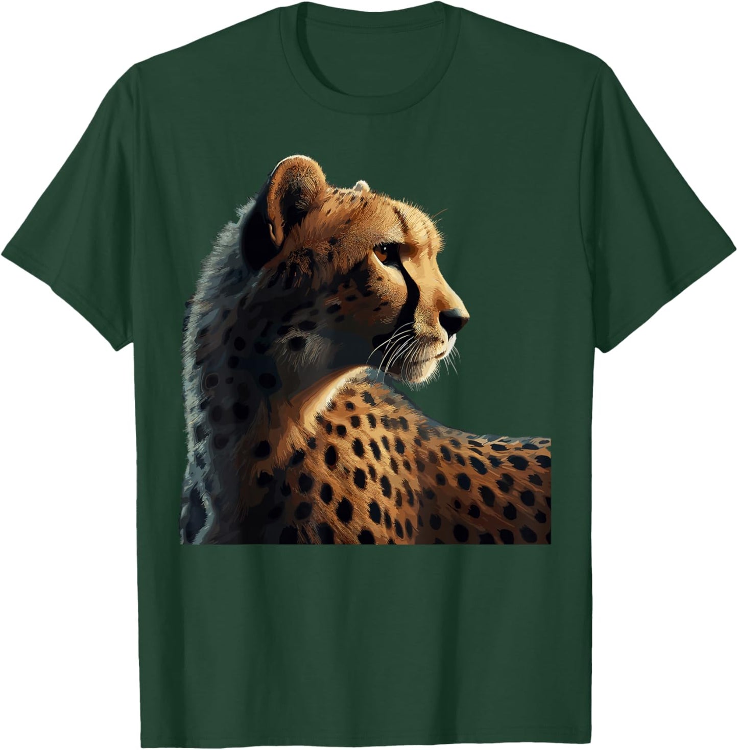 Leopard Cheetah Tiger Leopard Face Lion Cat T-Shirt - T-Shirt | Forest