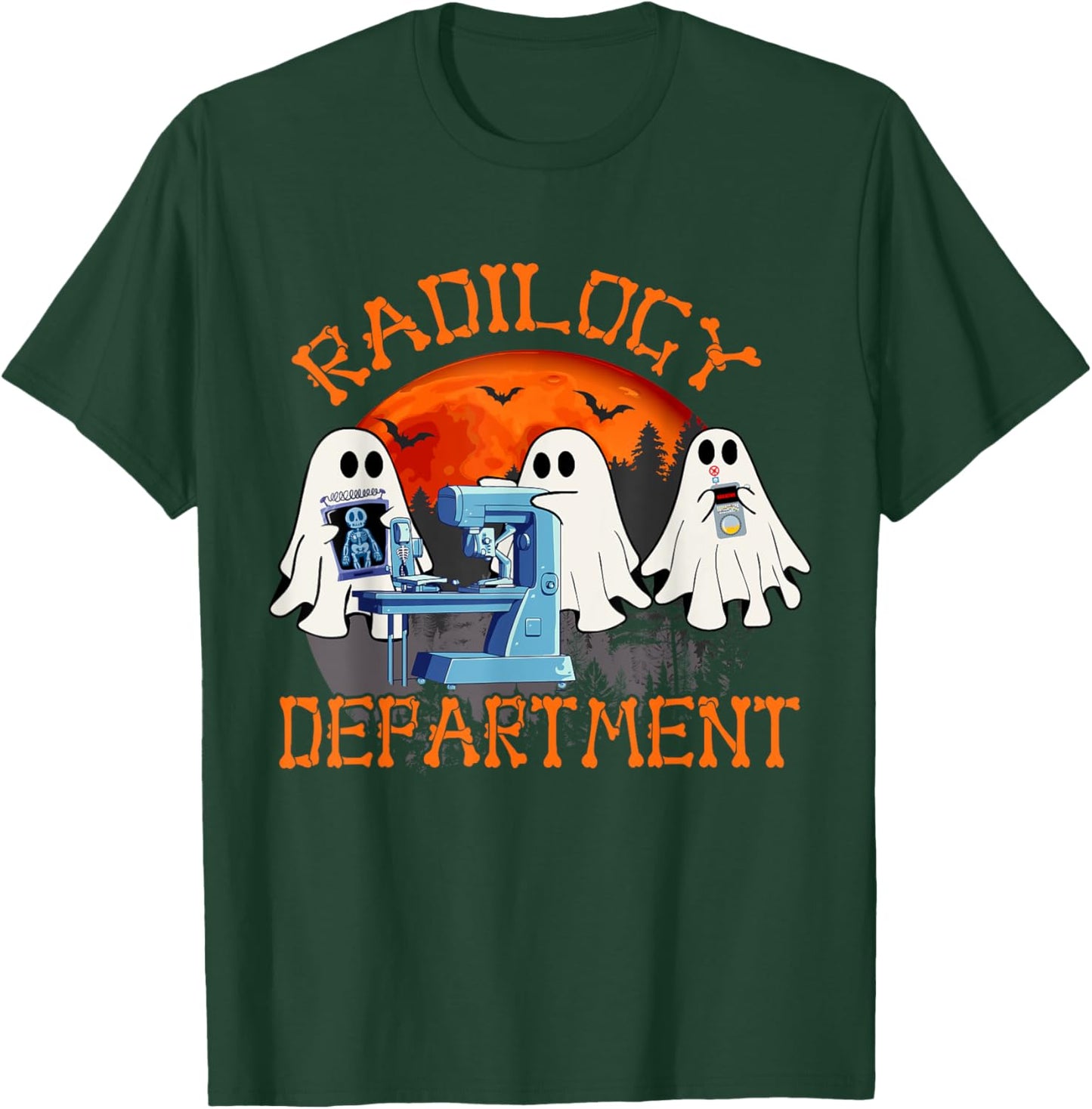Radiology Department Halloween Shirt Radiology Technologist T-Shirt - T-Shirt | Forest