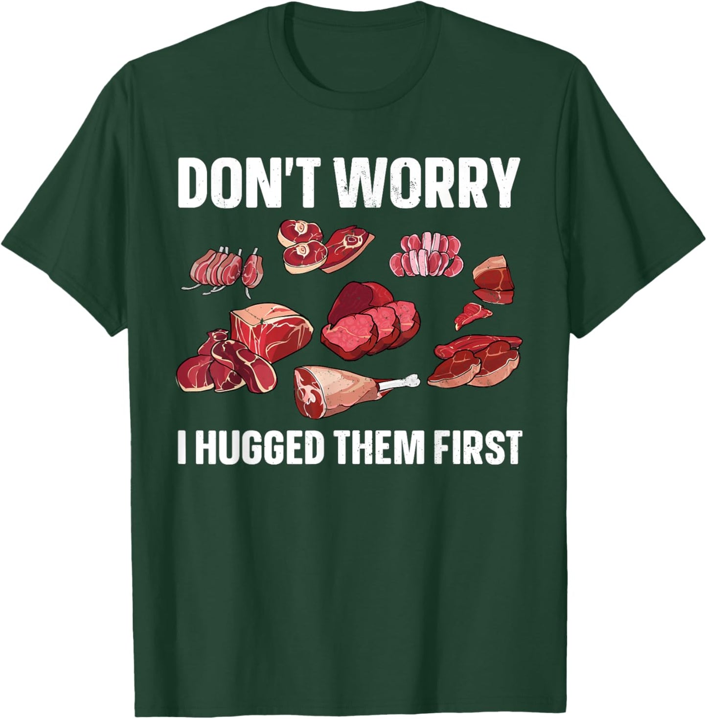 Funny Butcher Design Women Butchery Meat Butcher T-Shirt - T-Shirt | Forest
