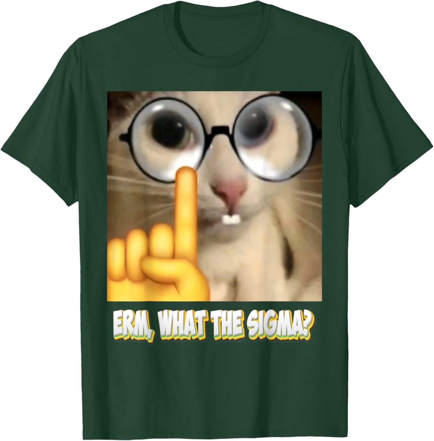 Cat Funny Erm, What the Sigma? Cat Meme Funny Women T-Shirt - T-Shirt | Forest