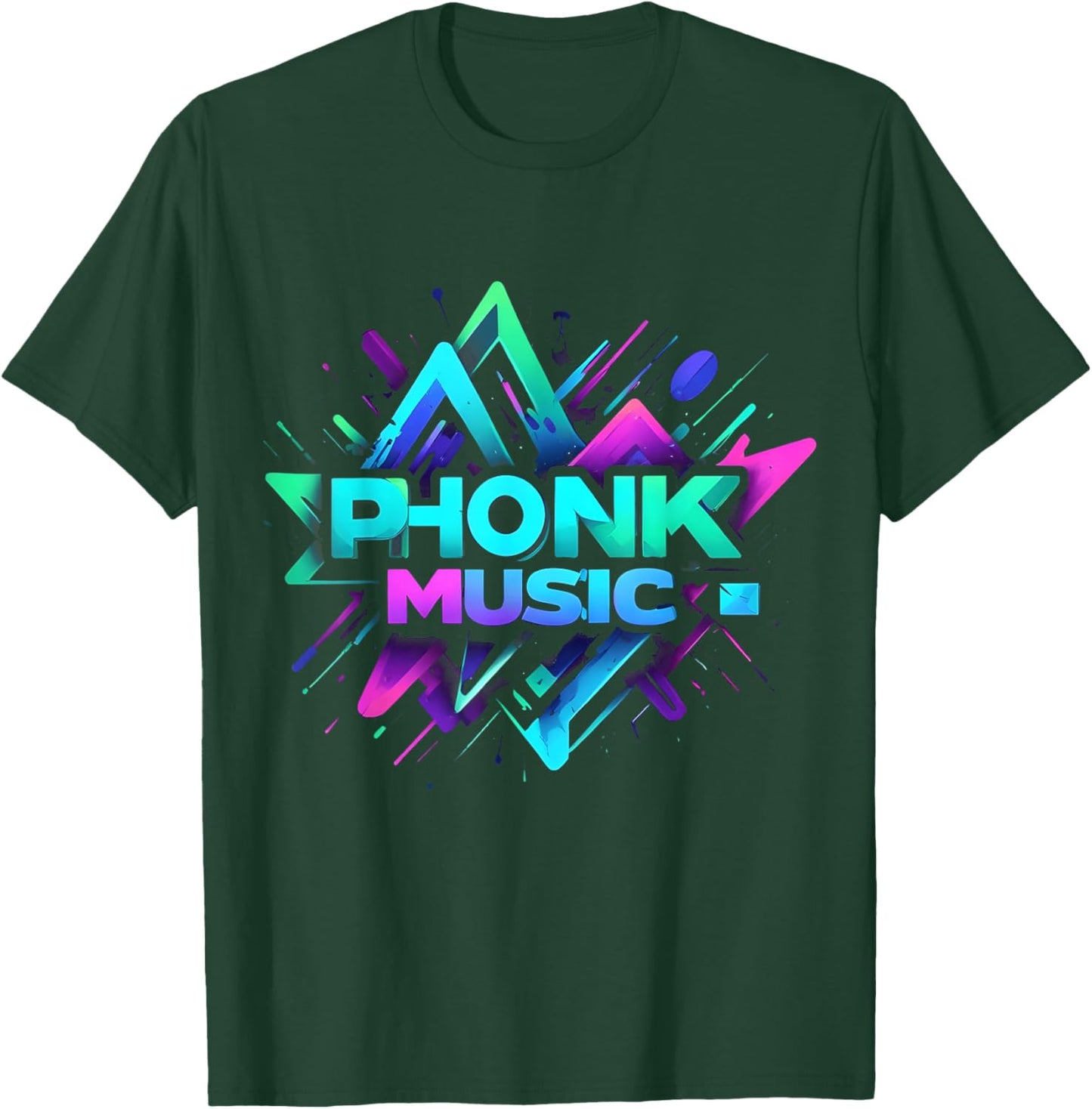 Phonk Music Black T-Shirt - T-Shirt | Forest