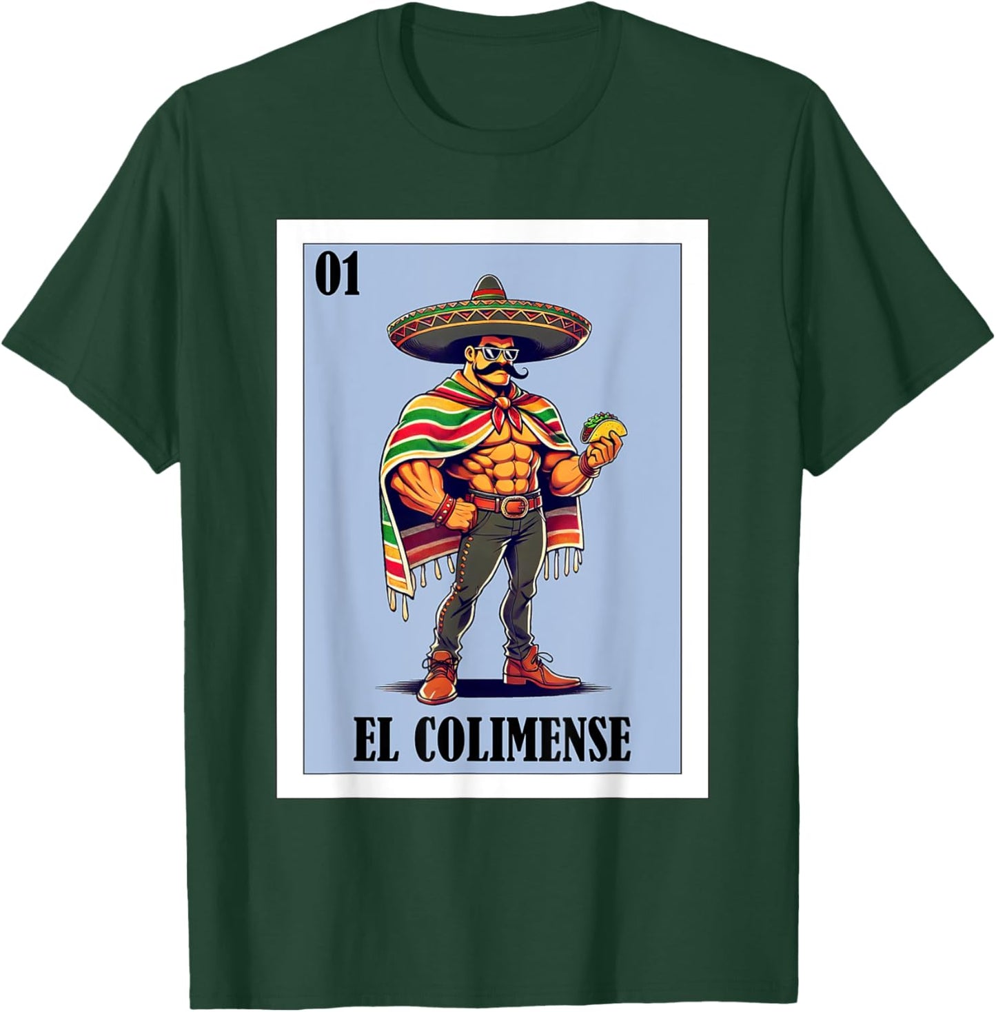 Funny Colima Mexican Design - El Colimense T-Shirt - T-Shirt | Forest