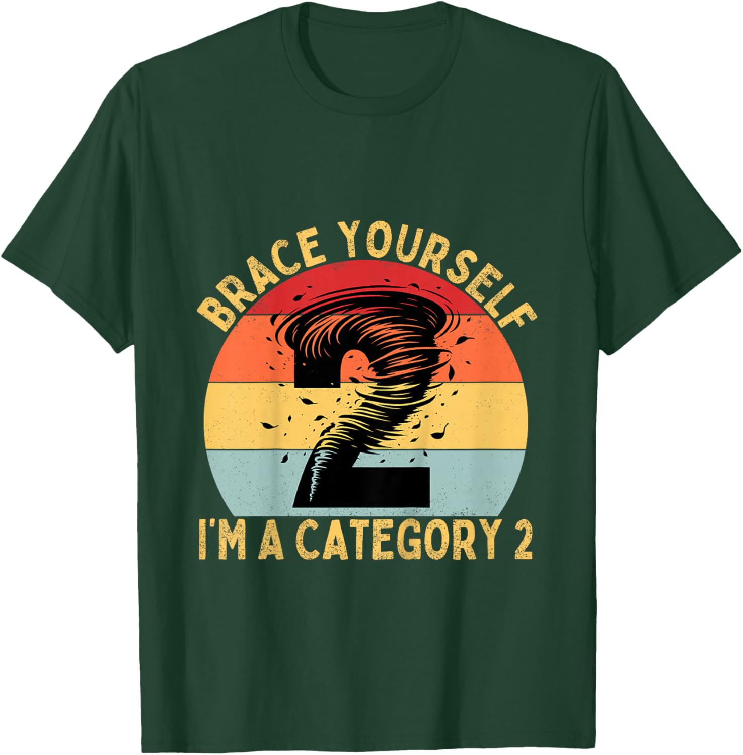 Warning Two-nado 2nd Birthday Tornado Themed Birthday T-Shirt - T-Shirt | Forest