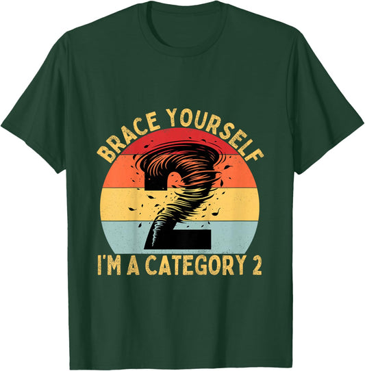 Warning Two-nado 2nd Birthday Tornado Themed Birthday T-Shirt - T-Shirt | Forest