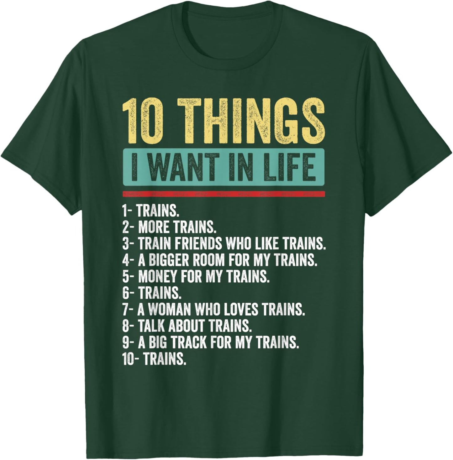 Funny Train Design Women Boys Railroad Train Lovers T-Shirt - T-Shirt | Forest