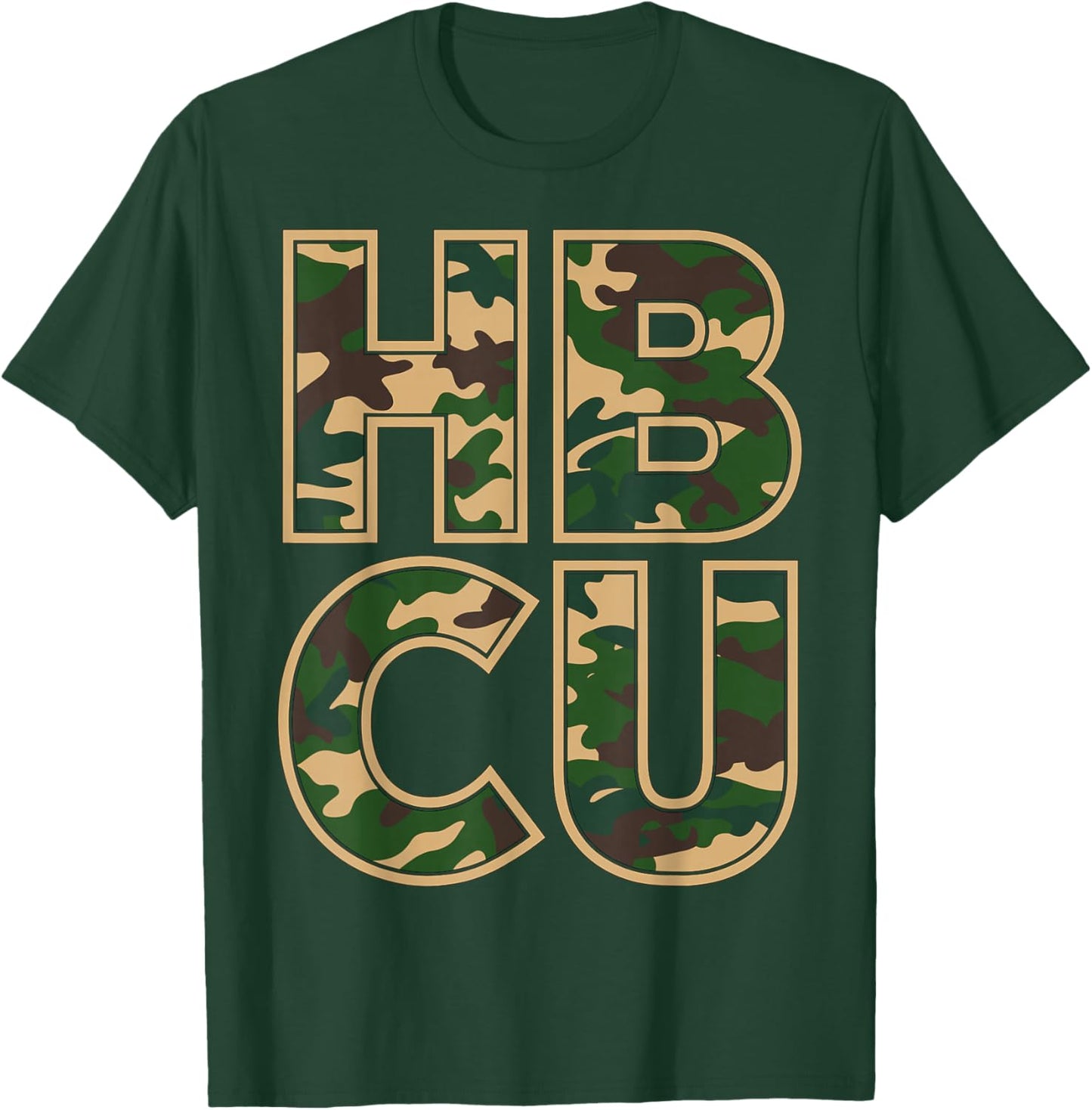 HBCU College Camouflage T-Shirt - T-Shirt | Forest