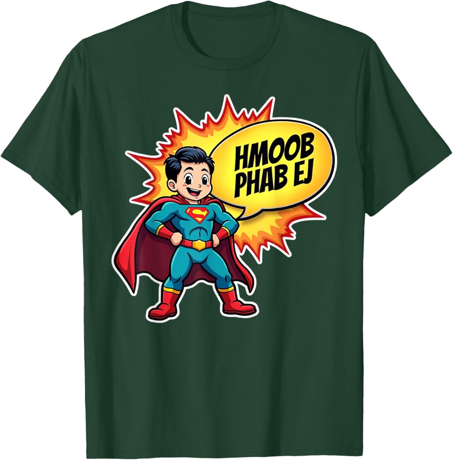 Hmong Phab Ej - Hmong Hero T-Shirt - T-Shirt | Forest