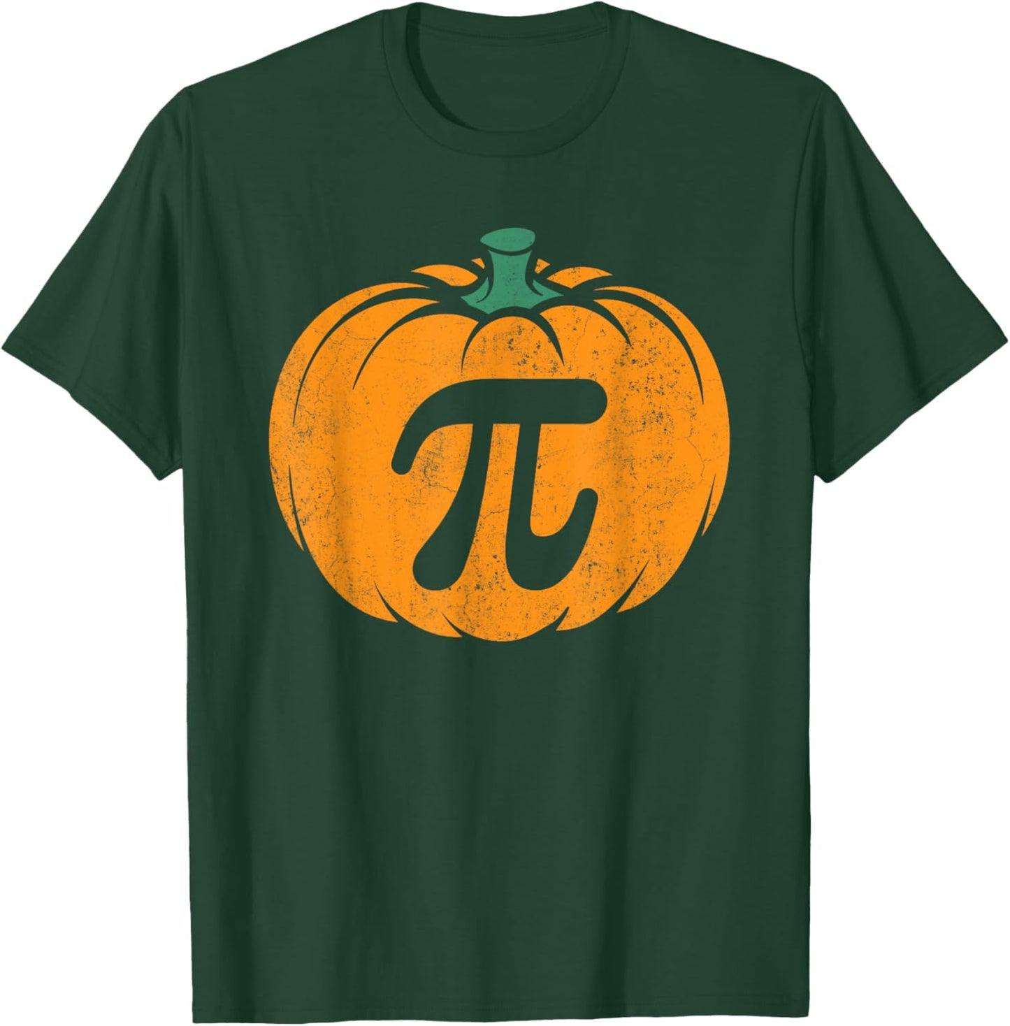 Thanksgiving Pumpkin Pi Pie Costume Math Teacher Halloween T-Shirt - T-Shirt | Forest