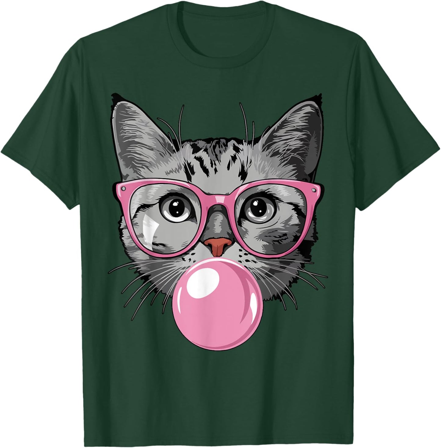 Cute Cat T Shirt Women Funny Cat Lovers T-Shirt - T-Shirt | Forest