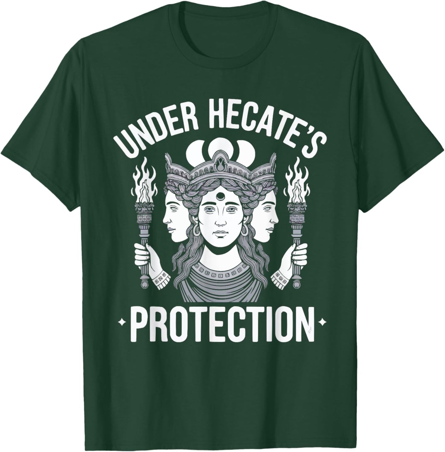 Hecate Moon Goddess Greek Goddess Greek Mythology T-Shirt - T-Shirt | Forest