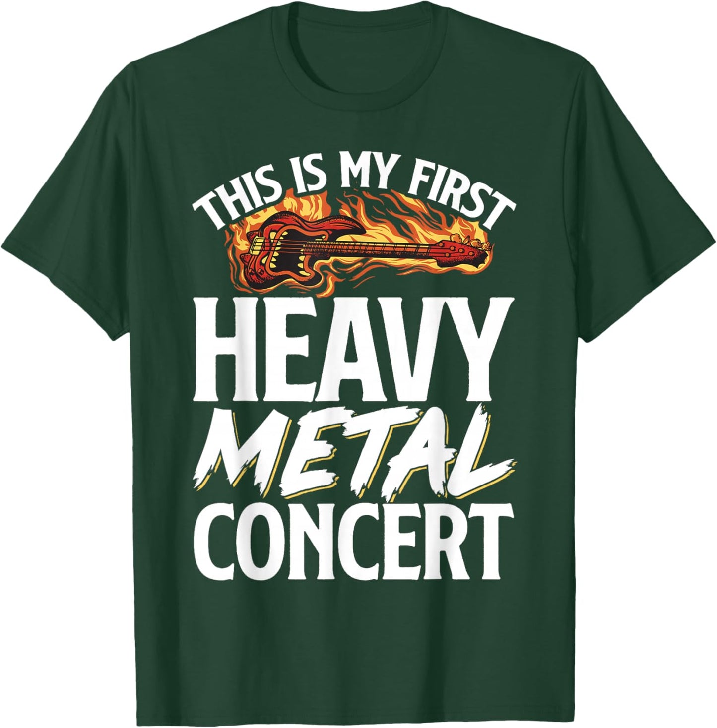 This Is My First Heavy Metal Concert T-Shirt - T-Shirt | Forest