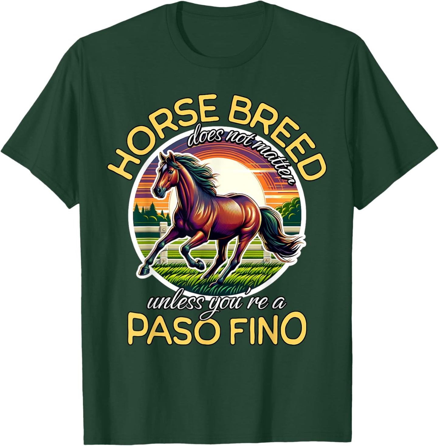 Paso Fino Horse Paso Fino Riding Paso Fino T-Shirt - T-Shirt | Forest