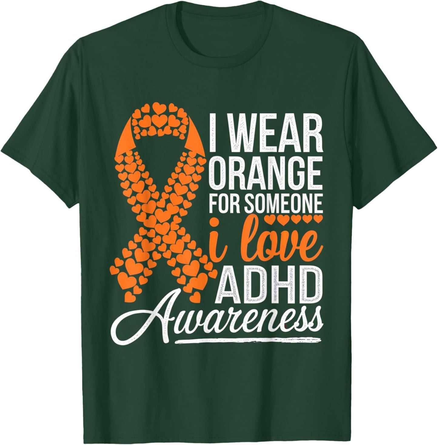 ADHD Awareness Month ADHD Embrace Neurodiversity T-Shirt - T-Shirt | Forest