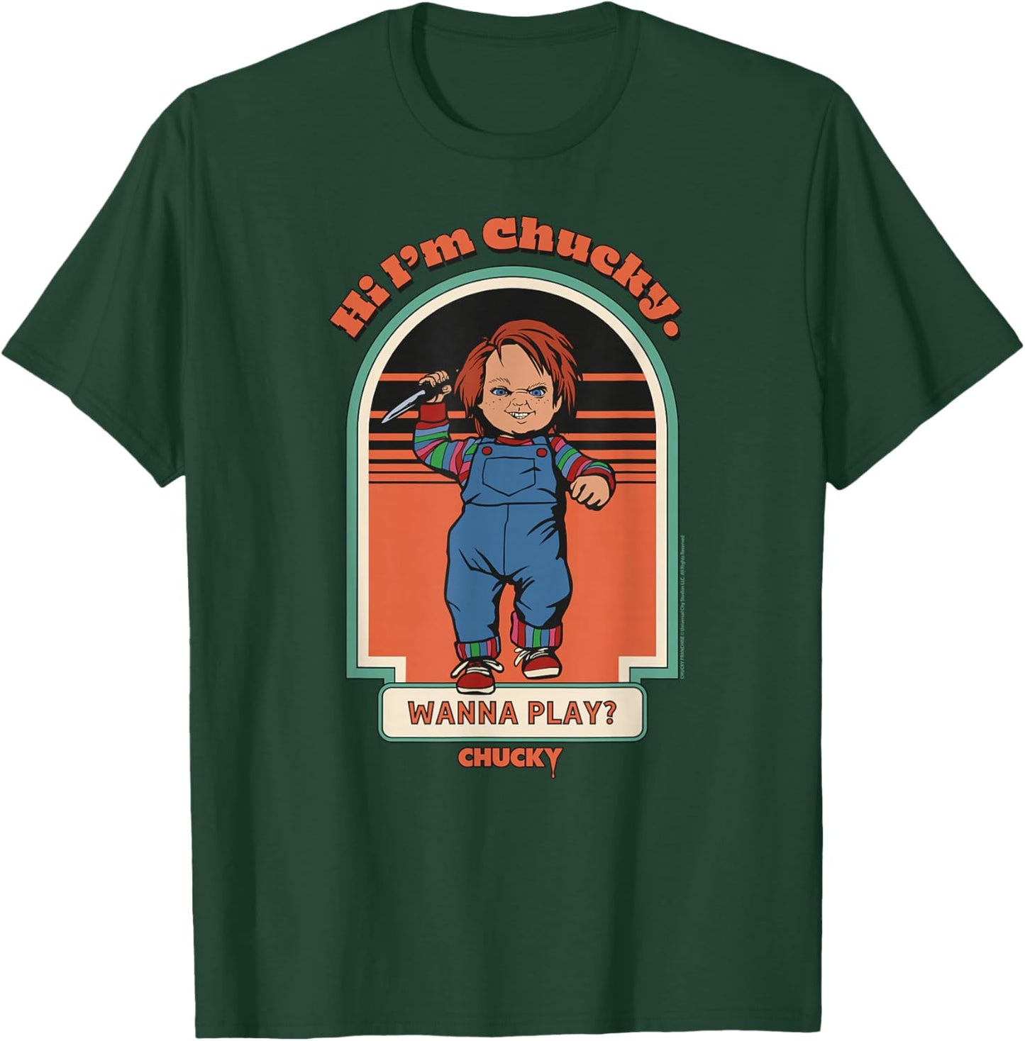 Chucky Hi I'm Chucky Wanna Play Vintage T-Shirt - T-Shirt | Forest