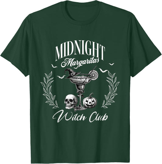 Midnight Margaritas Witch Club Halloween Party Margarita T-Shirt - T-Shirt | Forest