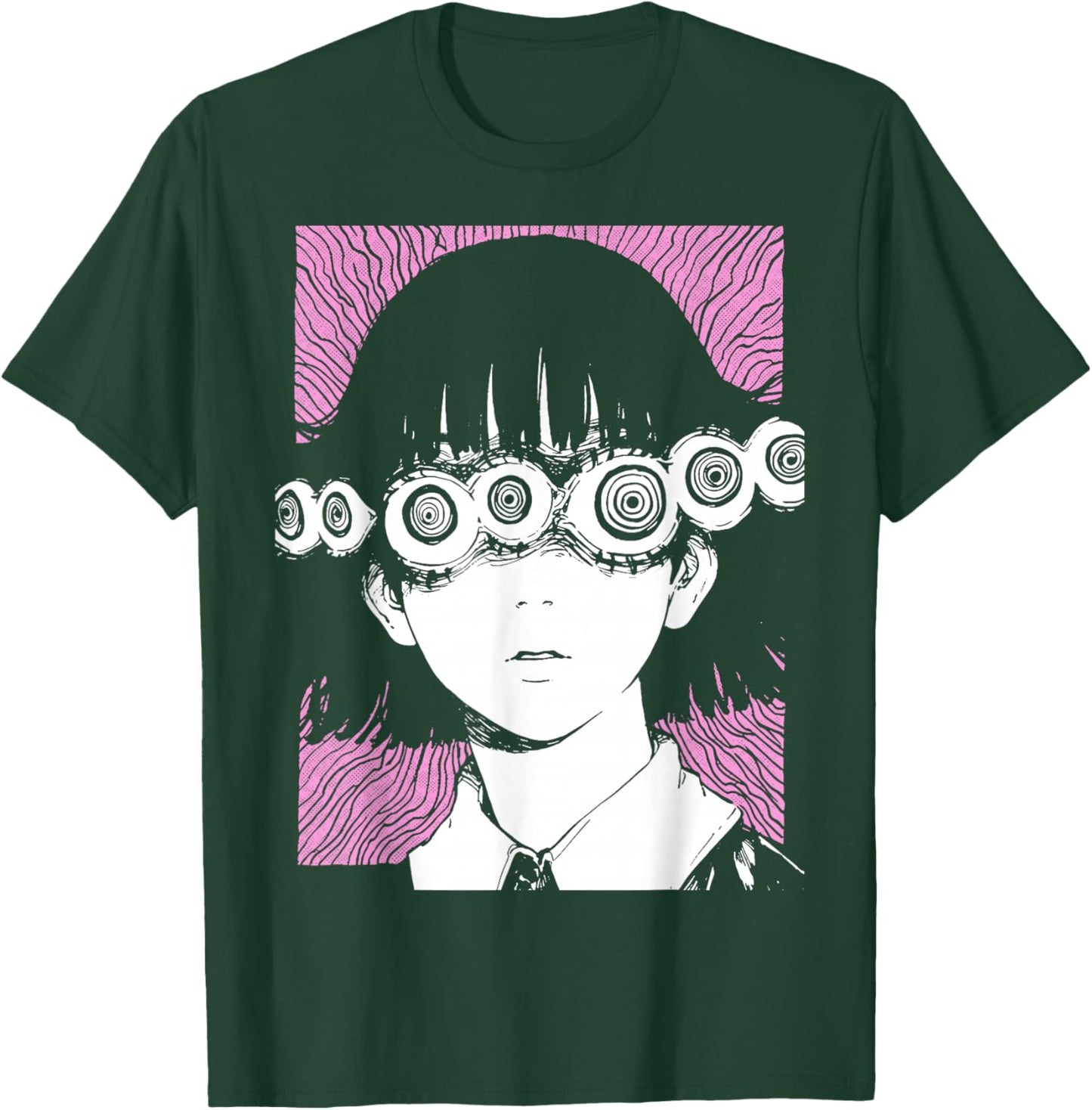 Horror Anime Manga | Japan Japanese Creepy Kawaii Goth T-Shirt - T-Shirt | Forest