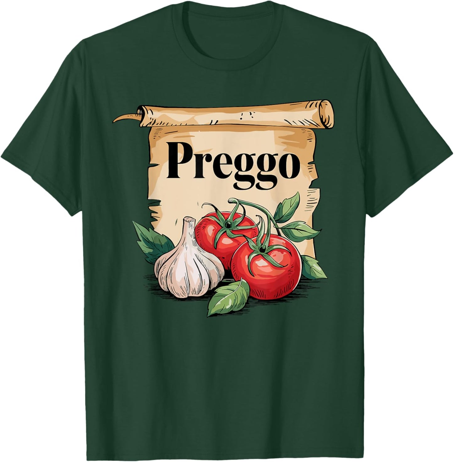 Preggo Sauce Cute and Funny Pregnancy Announcement T-Shirt - T-Shirt | Forest