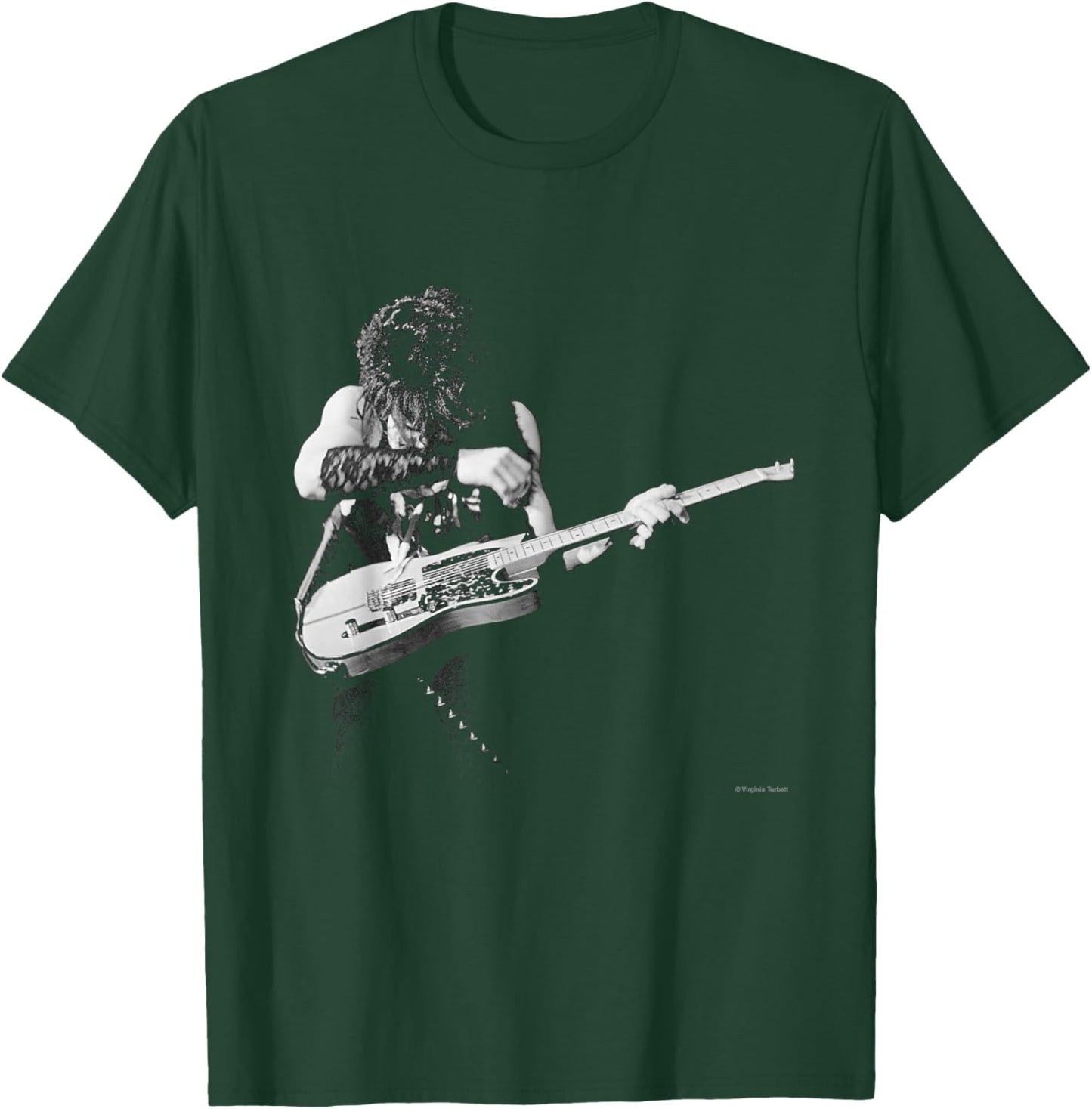 Prince Playing Guitar Live By Virgina Turbett T-Shirt - T-Shirt | Forest