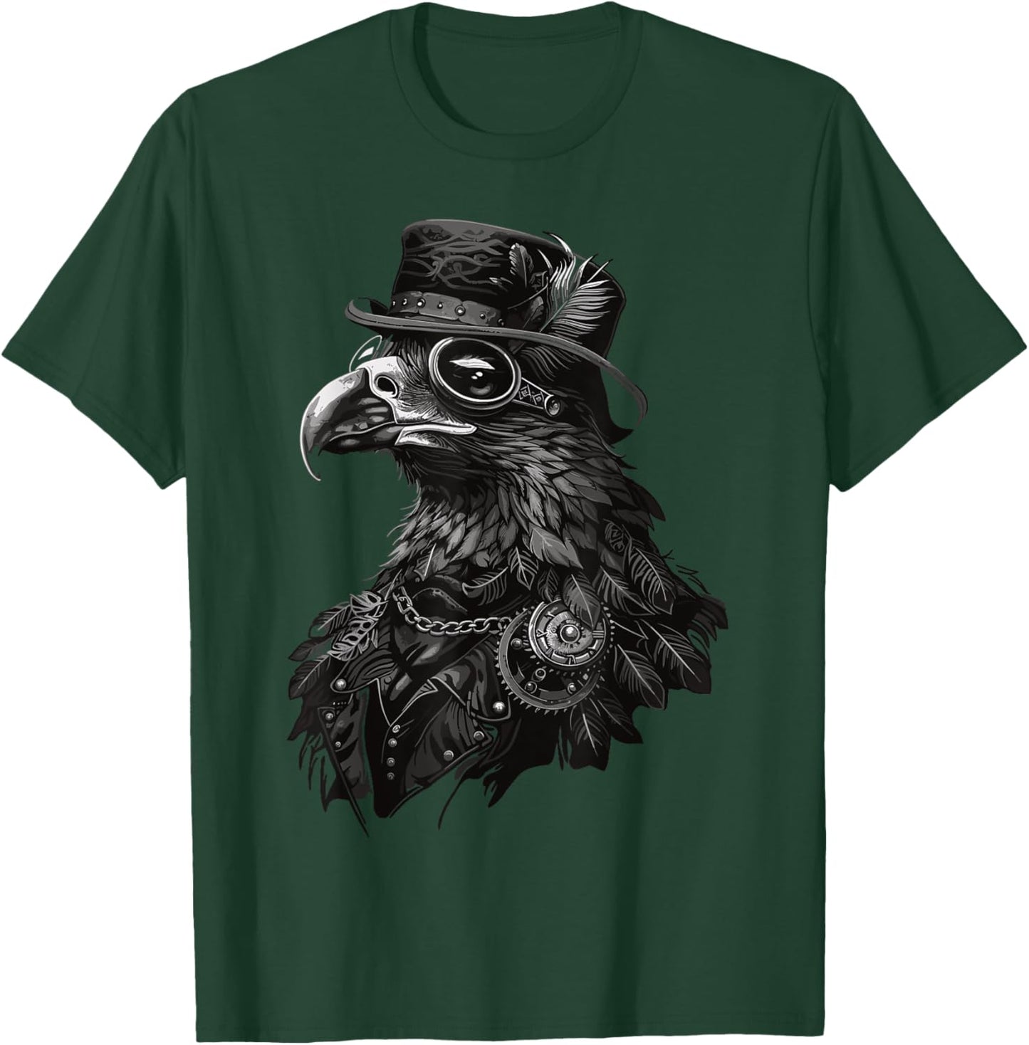 Mechanical Steampunk Eagle T-Shirt - T-Shirt | Forest