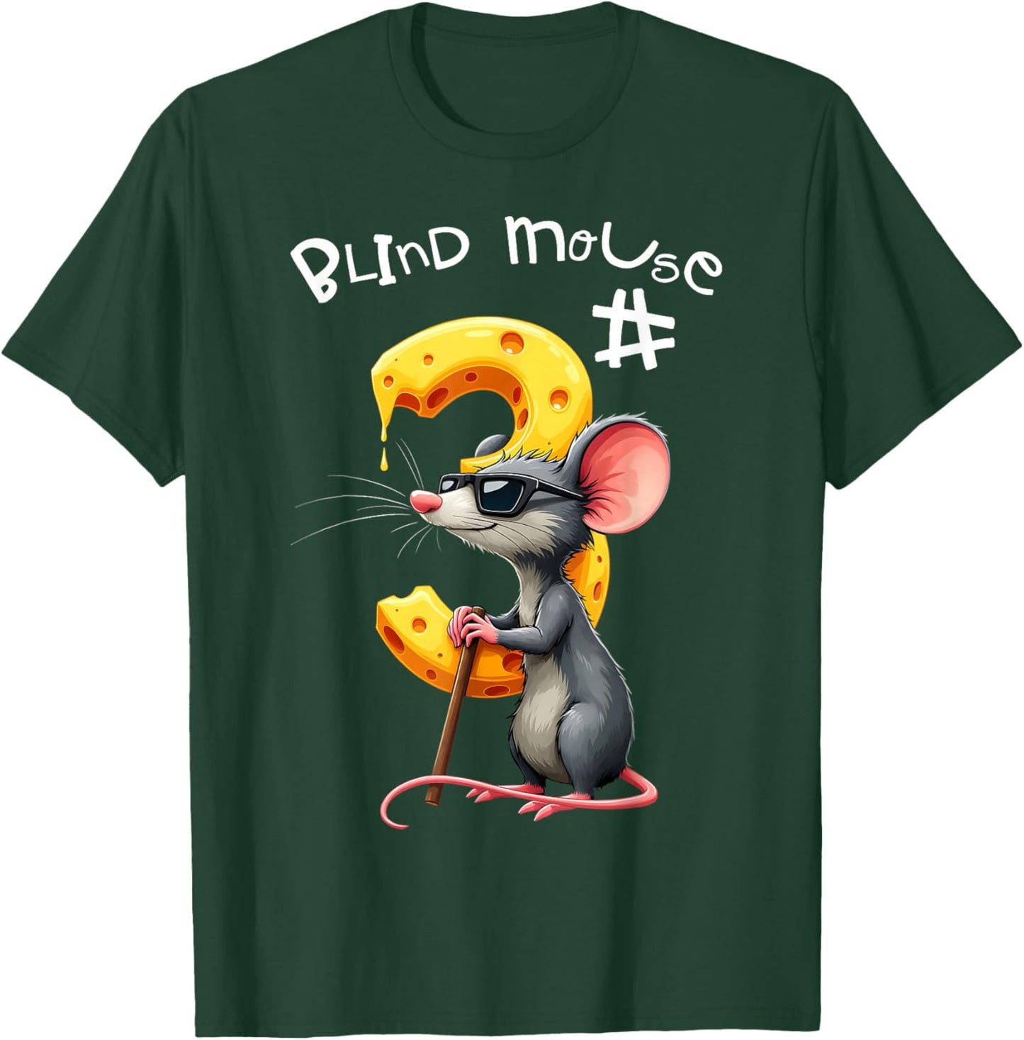Three Blind Mice Matching Halloween Group Costume Mouse #1 T-Shirt - T-Shirt | Forest