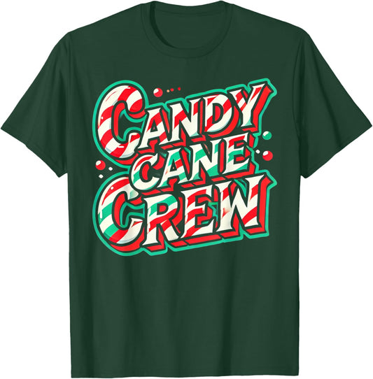 Candy Cane Crew Candy Love christmas Sweet T-Shirt - T-Shirt | Forest