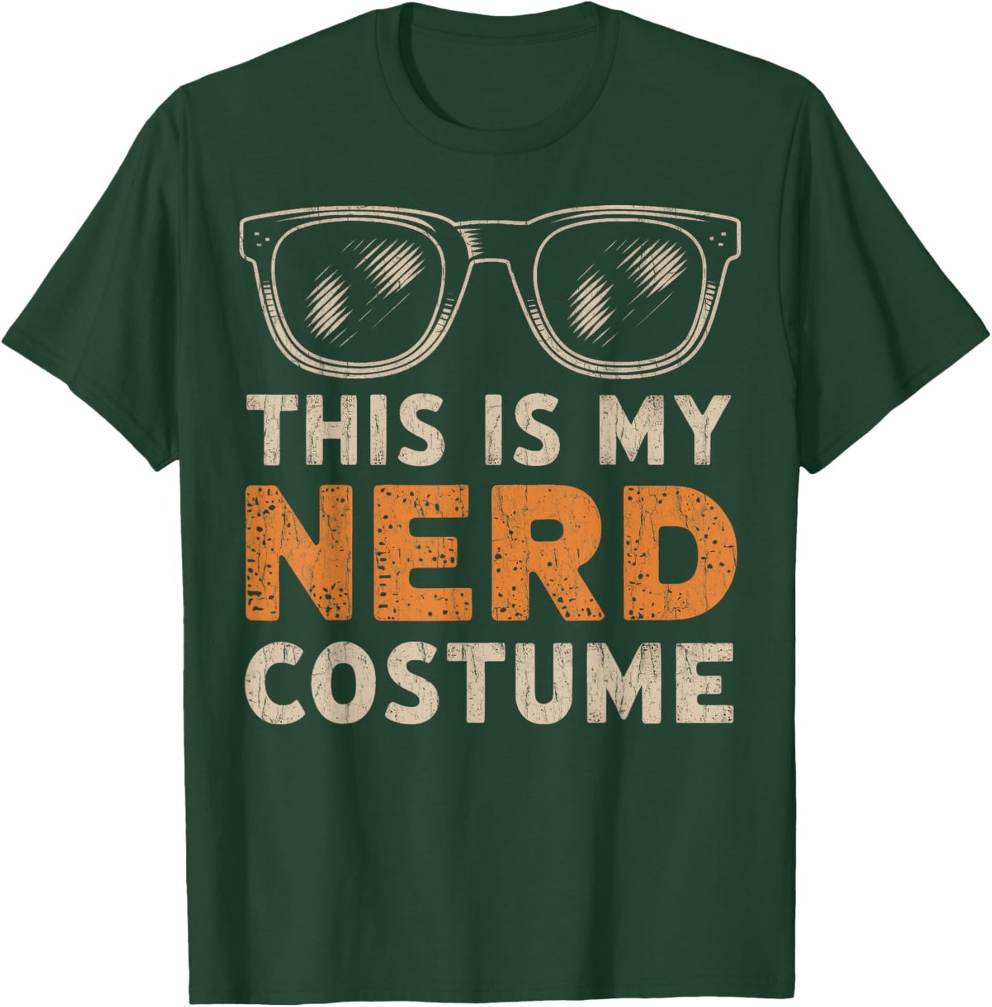 This Is My Nerd Costume Tech Nerd Costume Anime Nerd Humor T-Shirt - T-Shirt | Forest
