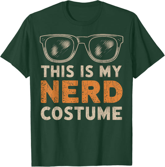 This Is My Nerd Costume Tech Nerd Costume Anime Nerd Humor T-Shirt - T-Shirt | Forest