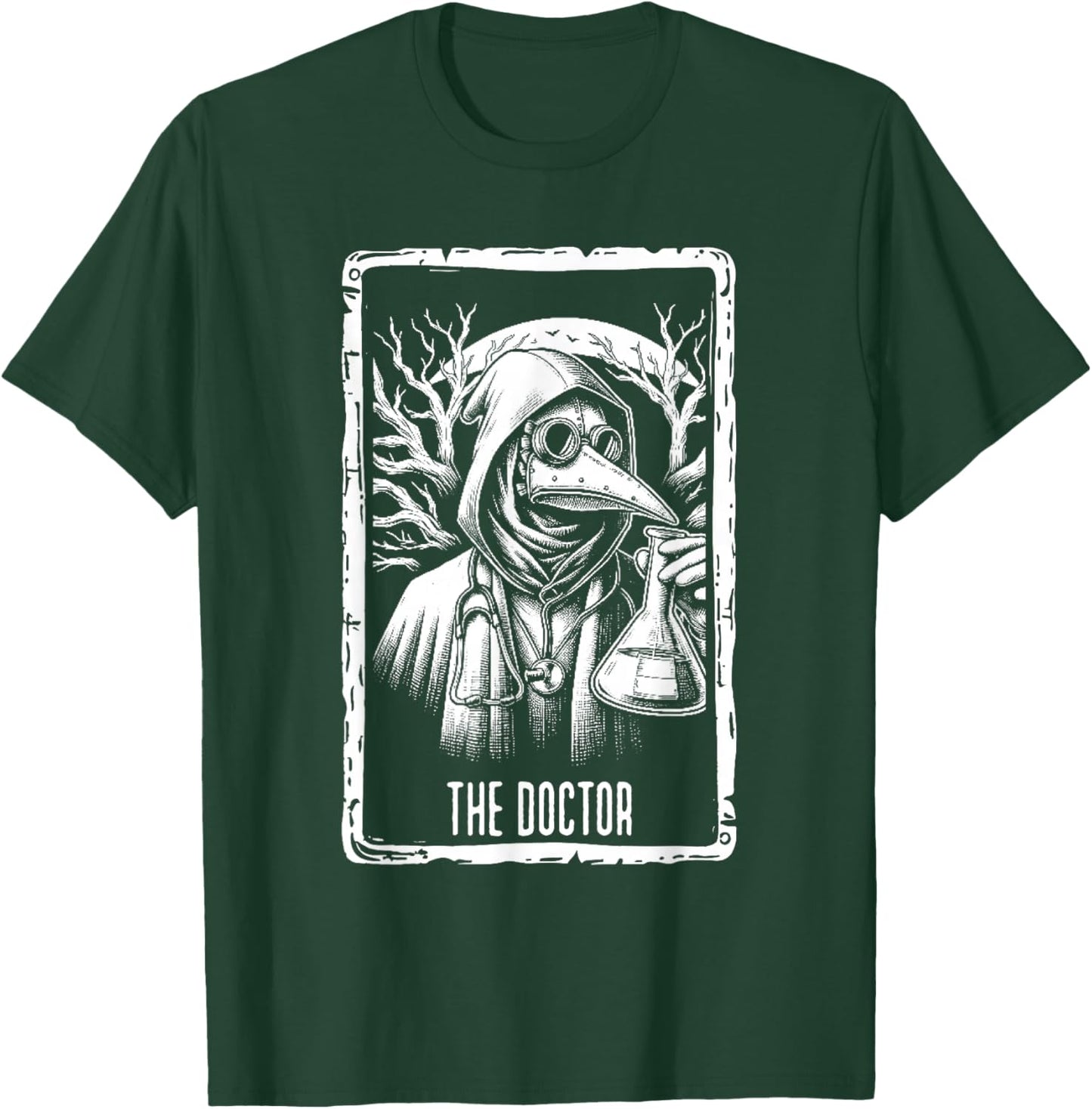 Tarot Witch Magic Occult Death Spell The Doctor T-Shirt - T-Shirt | Forest