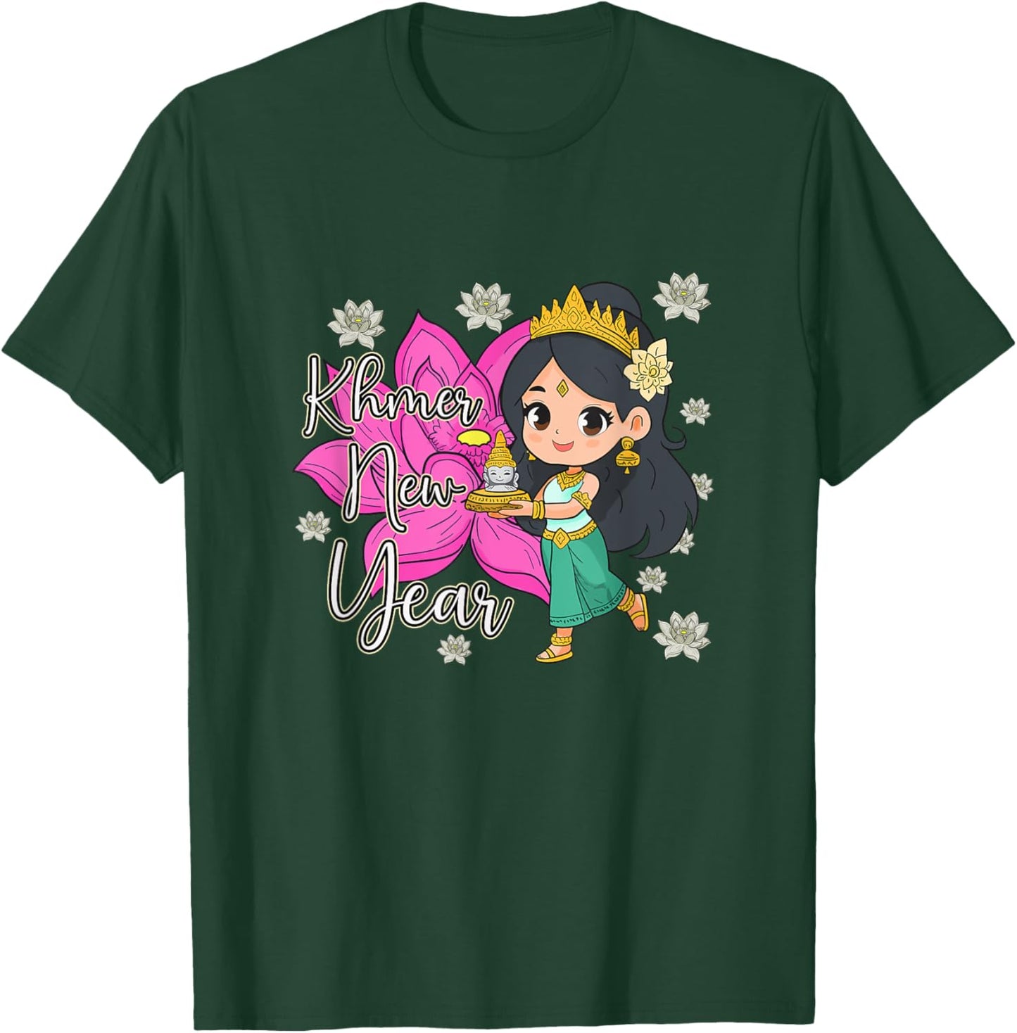 Cambodia Cambodian Happy Khmer New Year T-Shirt - T-Shirt | Forest