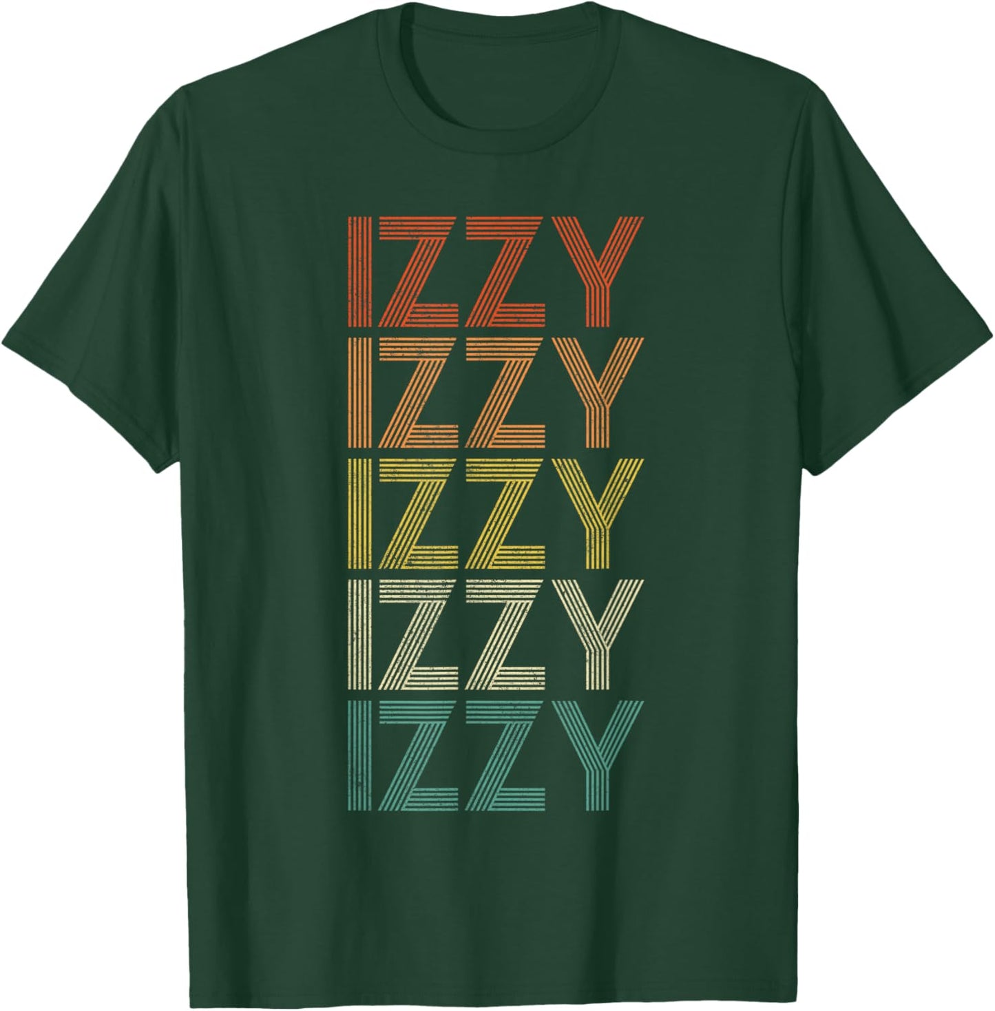 Izzy Vintage Retro T-Shirt - T-Shirt | Forest