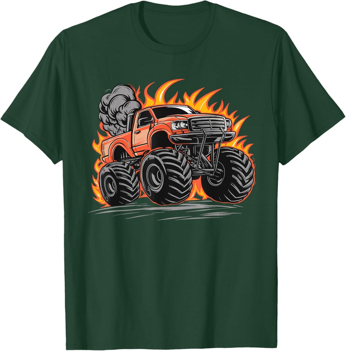 Monster Truck for toddlers Youth & Adults T-Shirt - T-Shirt | Forest