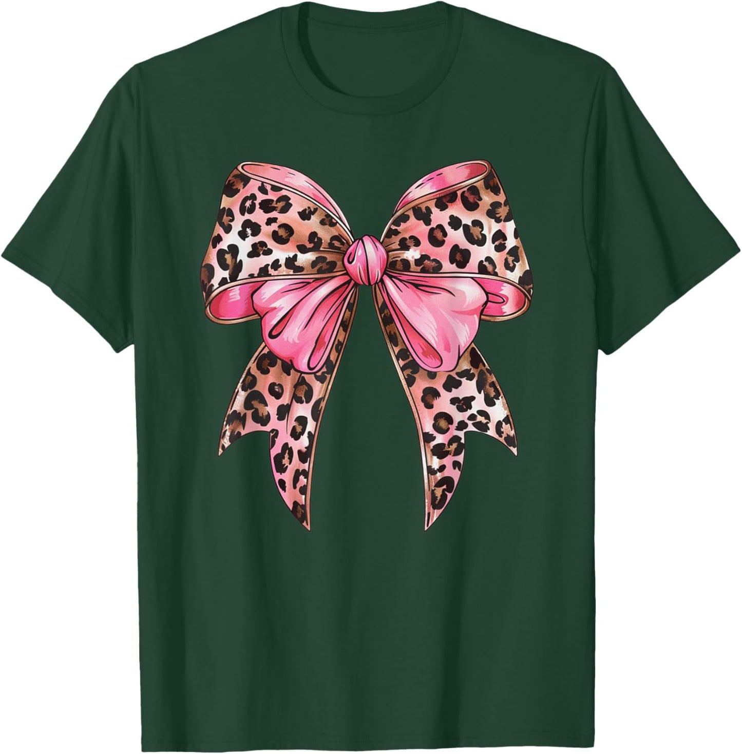 Pink Coquette Bow retro Breast Cancer Awareness T-Shirt - T-Shirt | Forest