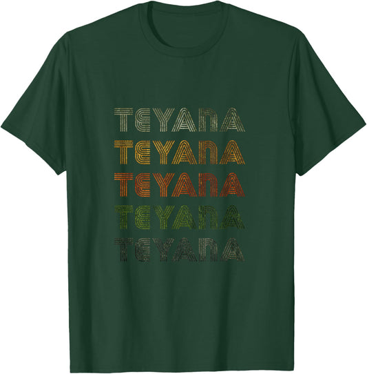 Love Heart Teyana Grunge Vintage Style Black Teyana T-Shirt - T-Shirt | Forest
