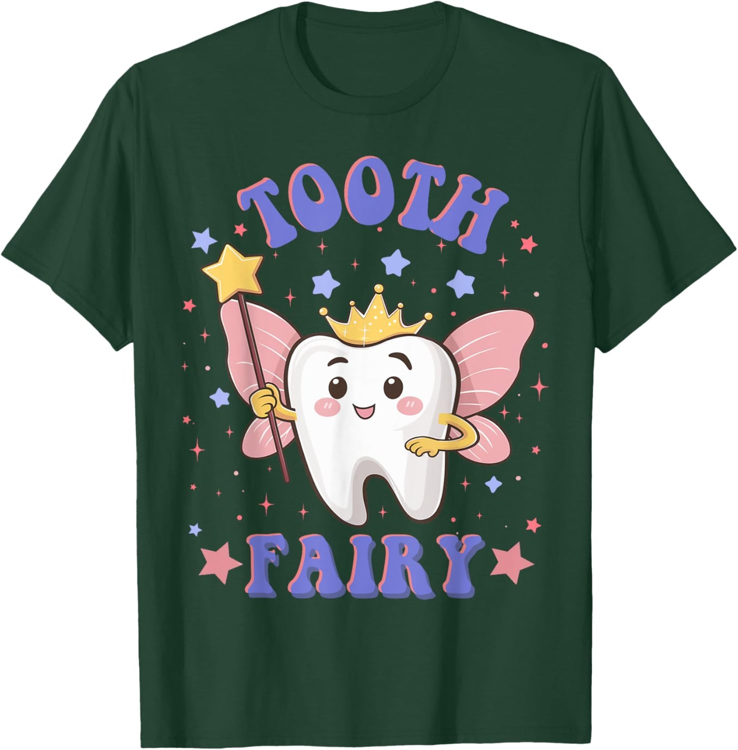Funny Tooth Fairy Halloween Costume Kids Girls T-Shirt - T-Shirt | Forest