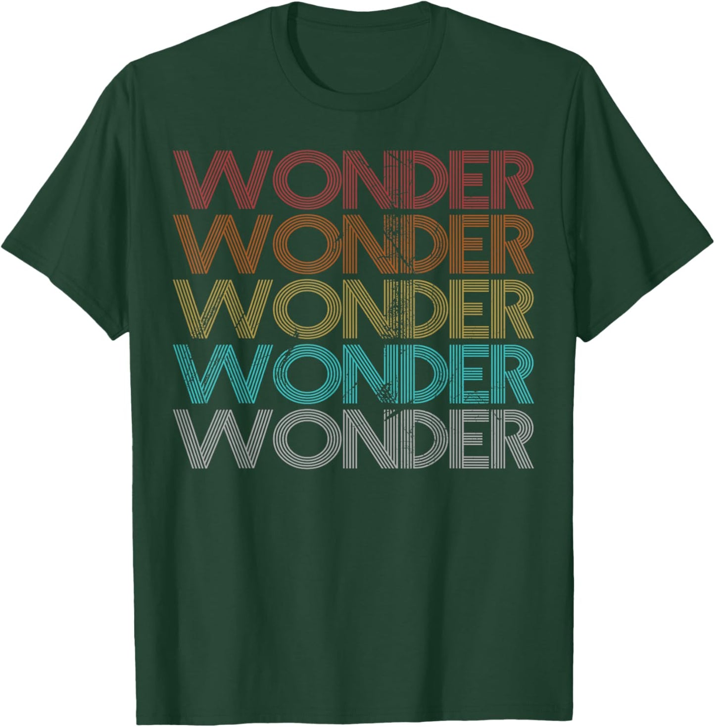 Retro Vintage Wonder T-Shirt - T-Shirt | Forest