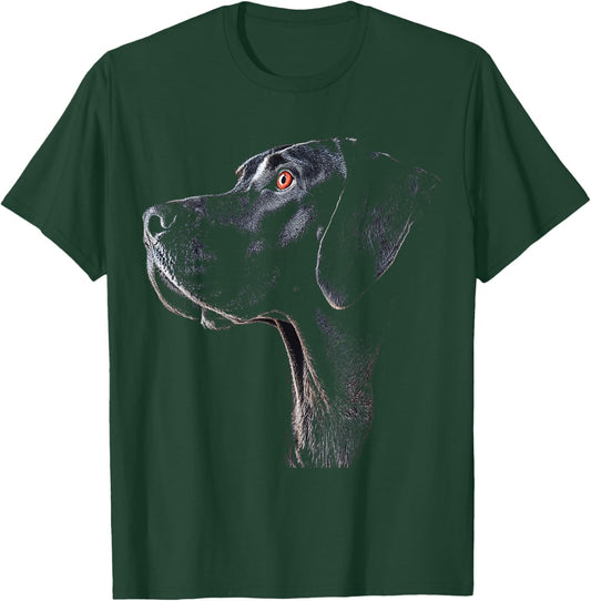 Great Dane Dog Motif Pet Illustration Great Dane Men Women Kids T-Shirt - T-Shirt | Forest