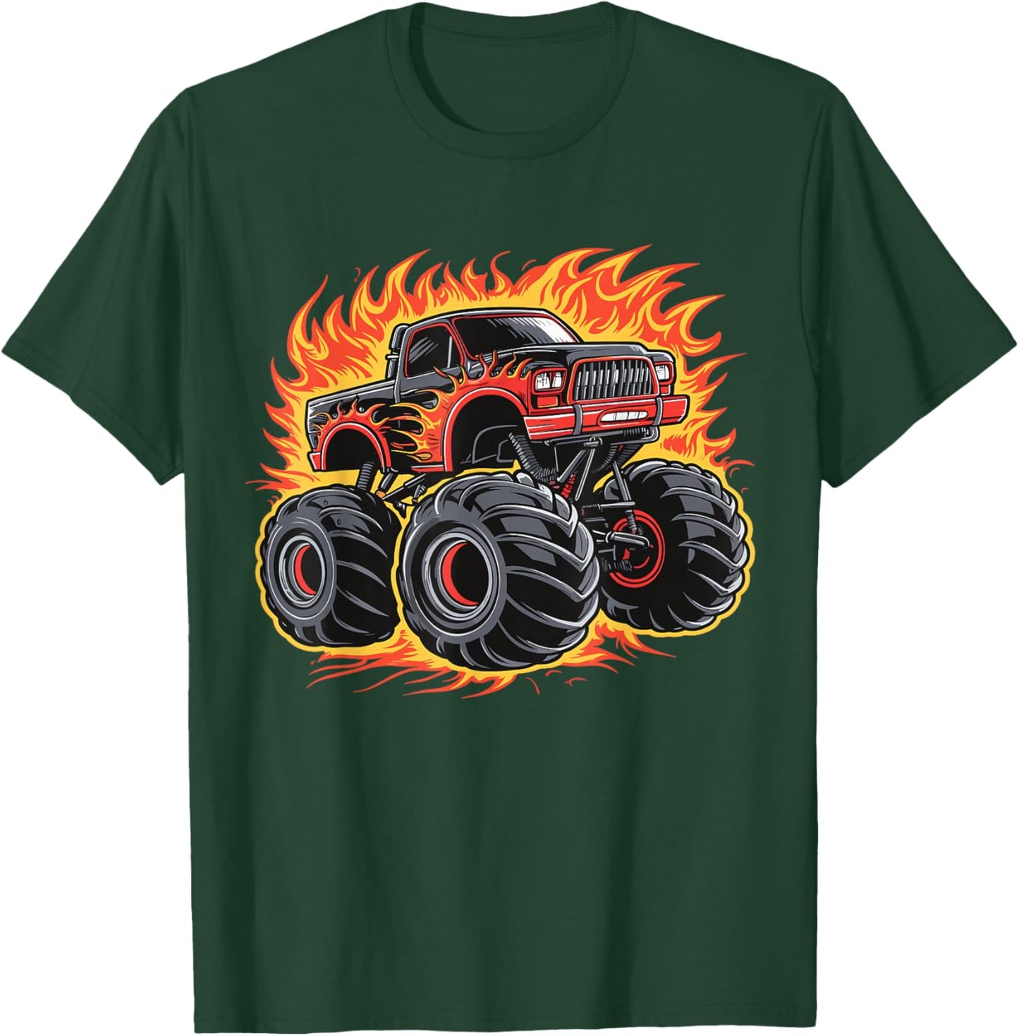 Monster Truck for toddlers Youth & Adults T-Shirt - T-Shirt | Forest