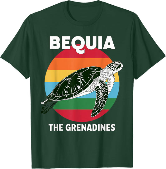 Bequia The Grenadines Vacation Souvenirs T-Shirt - T-Shirt | Forest