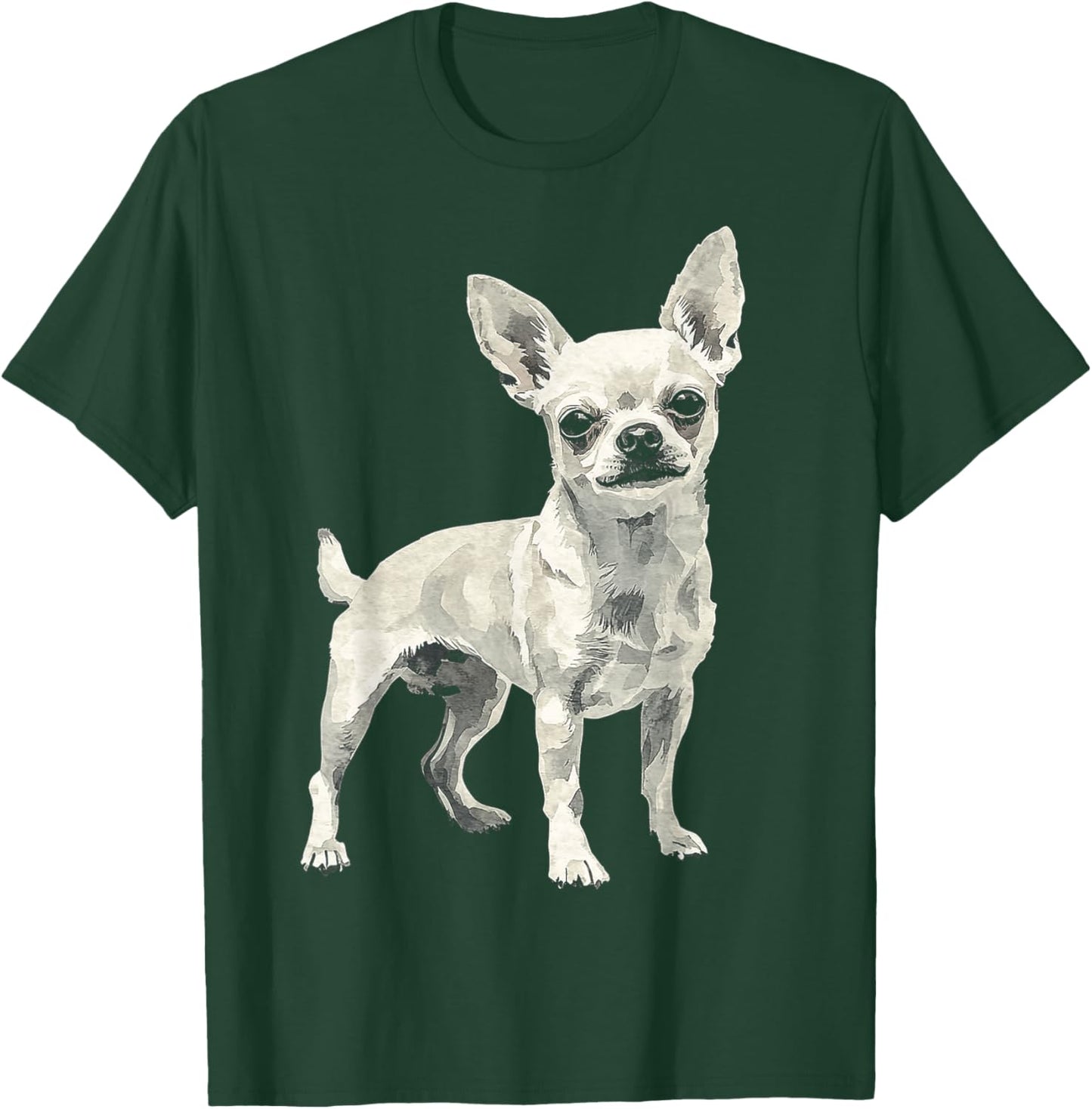 Chihuahua Dog Graphic Pet Illustration Chihuahua T-Shirt - T-Shirt | Forest