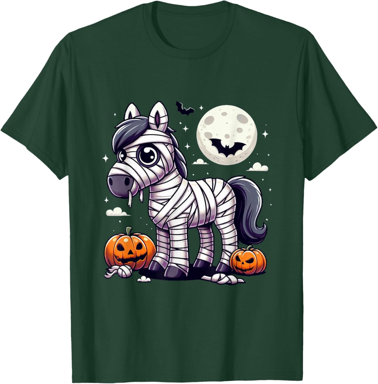 spooky Horse mummy T-Shirt - T-Shirt | Forest