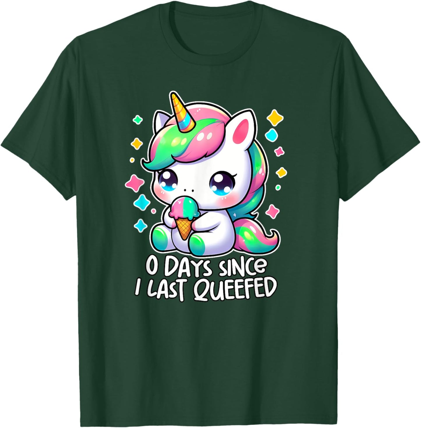 0 DAYS SINCE I LAST QUEEFED oddly specific meme crude humor T-Shirt - T-Shirt | Forest