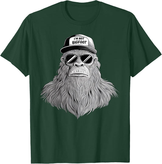 Bigfoot Sasquatch Funny Bigfoot Gifts Women Boy Kid T-Shirt - T-Shirt | Forest