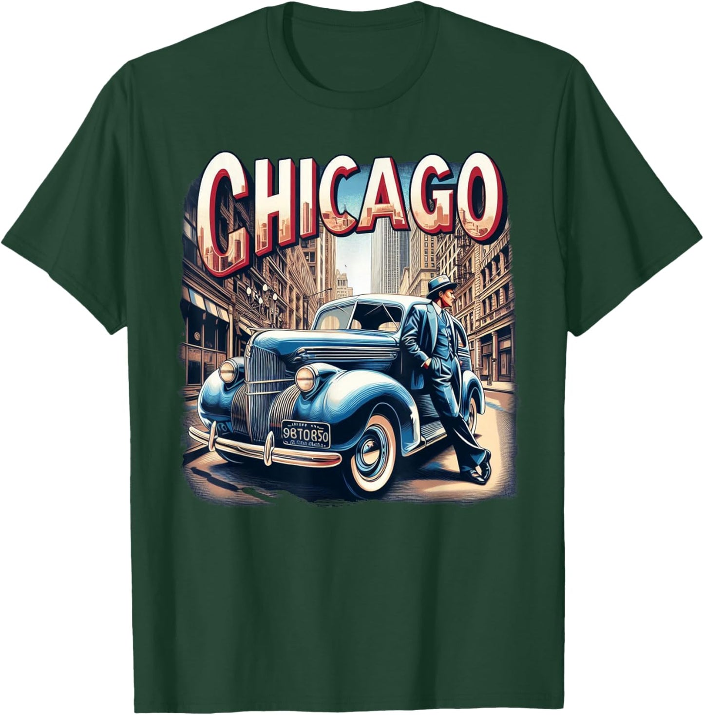 Vintage Chicago T-Shirt - T-Shirt | Forest