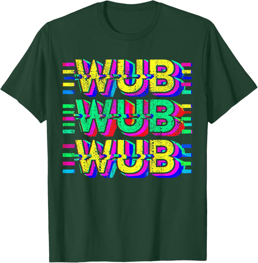 Techno Rave Bass Head WUB WUB WUB Dubstep T-Shirt - T-Shirt | Forest