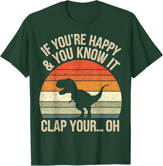 T Rex Dinosaur Meme Funny Dino Gifts Women Boy Kid T-Shirt - T-Shirt | Forest