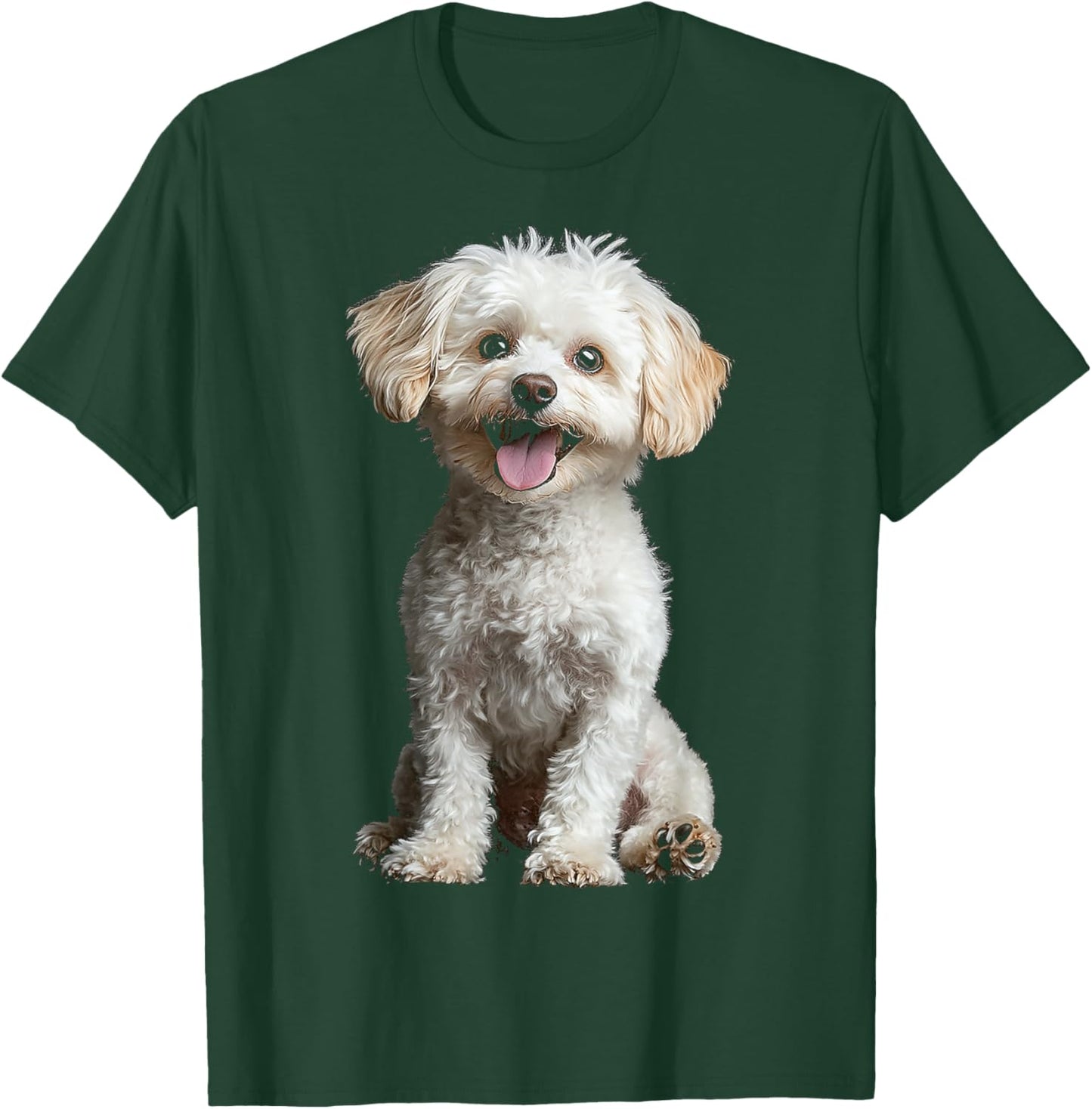 Maltipoo Dog Motif Pet Artwork Maltipoo T-Shirt - T-Shirt | Forest