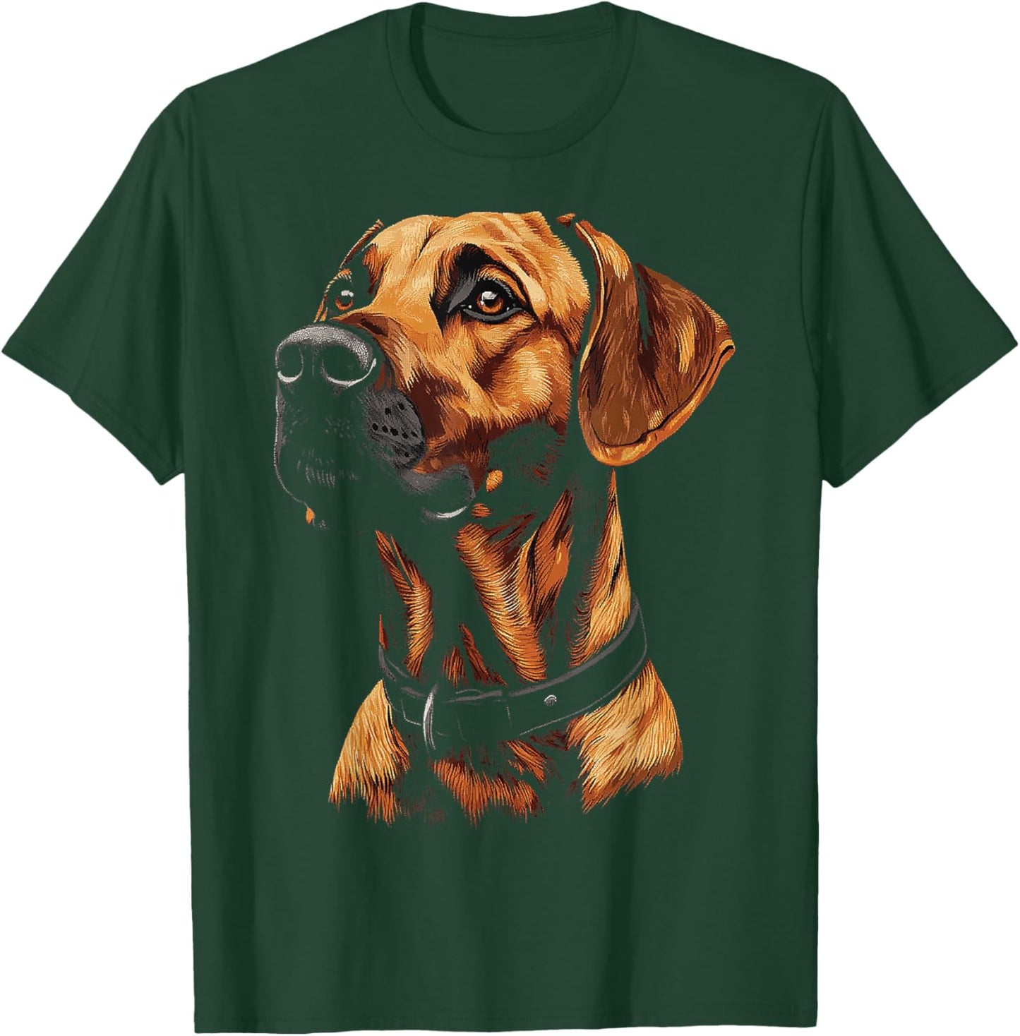 Rhodesian Ridgeback Dog Pet Artwork Rhodesian Ridgeback Men Women Kids T-Shirt - T-Shirt | Forest